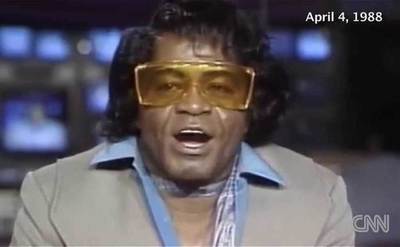 Brown speaks during the CNN interview.