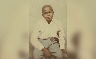 A childhood photo of James Brown.