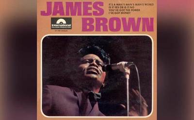 James Brown album cover art.
