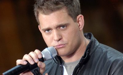 Michael Buble performs on the