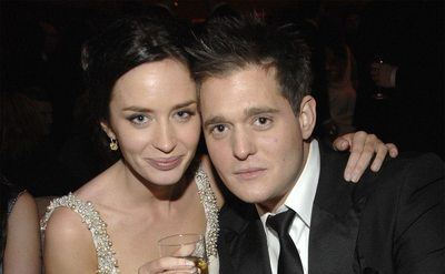 Emily Blunt and Michael Buble at the Golden Globe After Party.