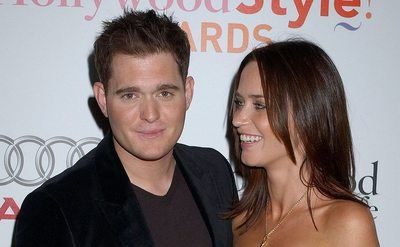 Michael Buble and Emily Blunt at the Hollywood Life Movieline Style Awards