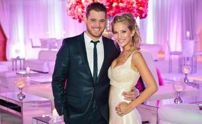 Michael Buble and Luisana Lopilato on their wedding day.