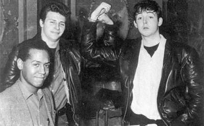 Emile Ford, Pete Best, and Paul McCartney