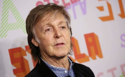 Paul McCartney on the red carpet 2018