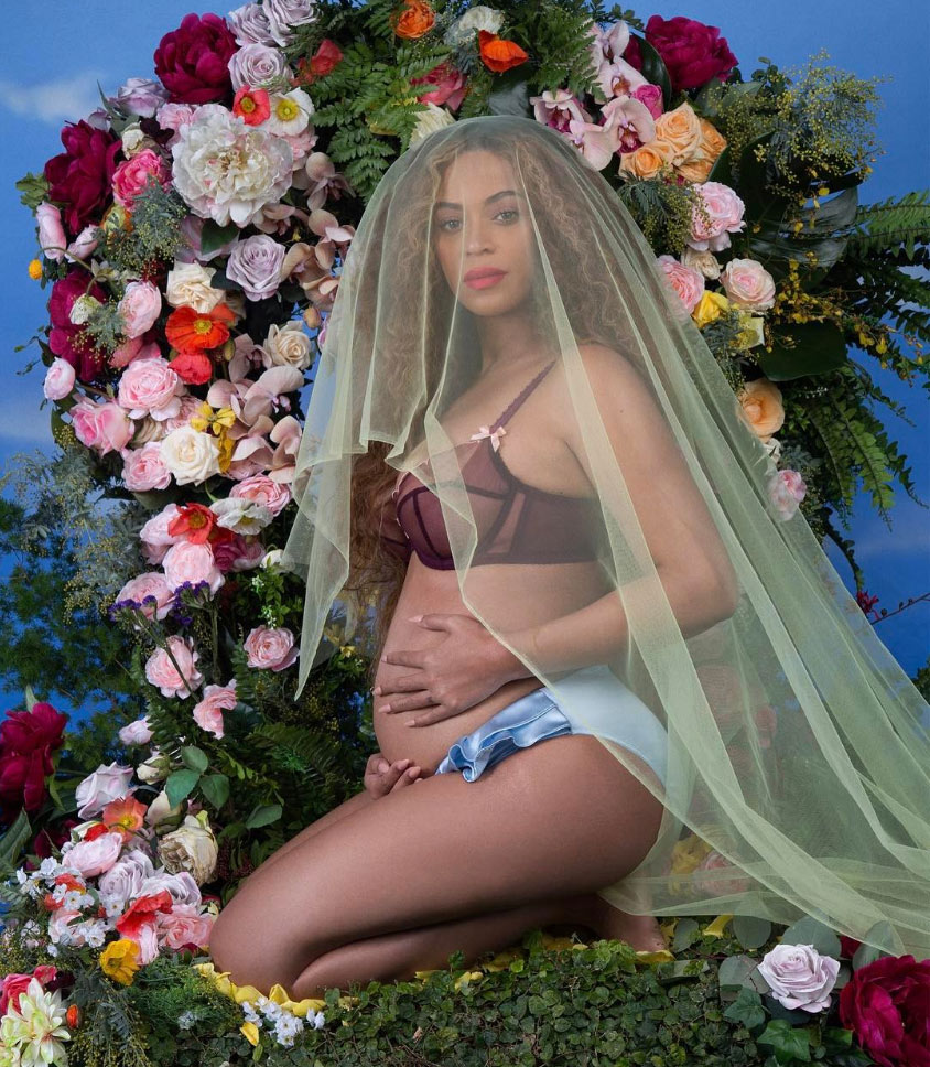 Tina Seals and Beyoncé