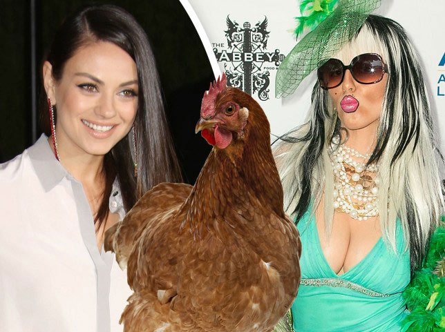 Mila Kunis and Kristina Karo