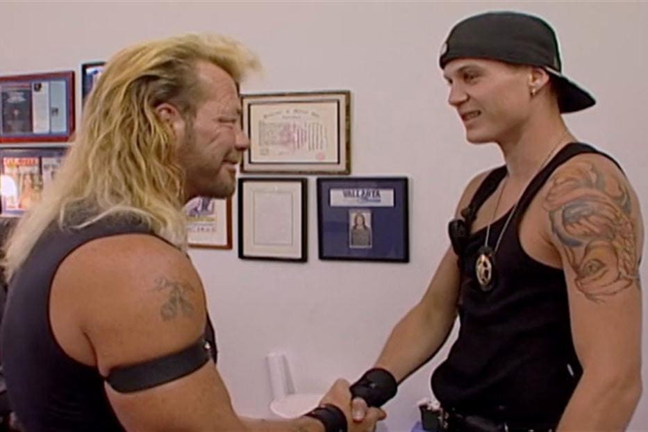Justin Bihag and Dog the Bounty Hunter