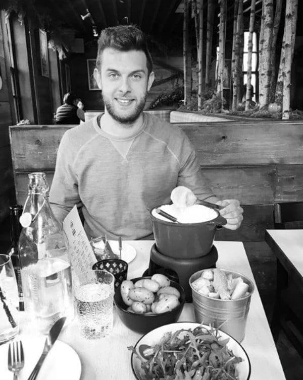 Ed Savitt at a restaurant