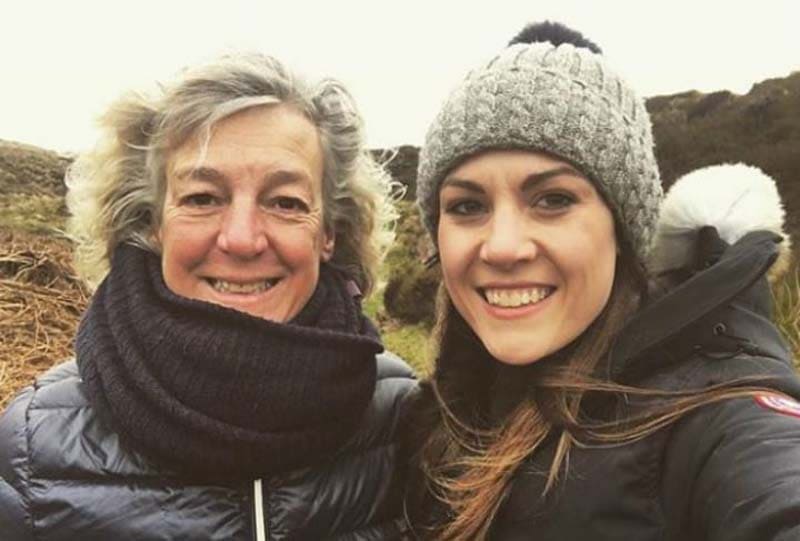 Heidi and her mother