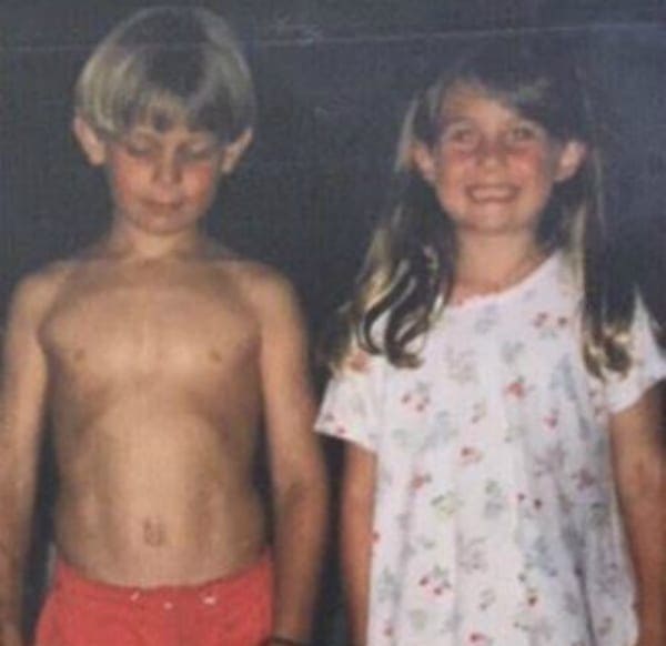 Ed and Heidi as kids