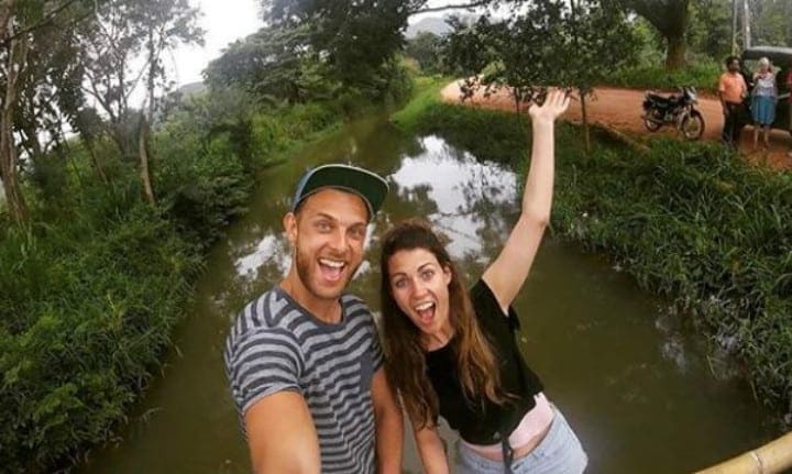 Ed and Heidi on vacation