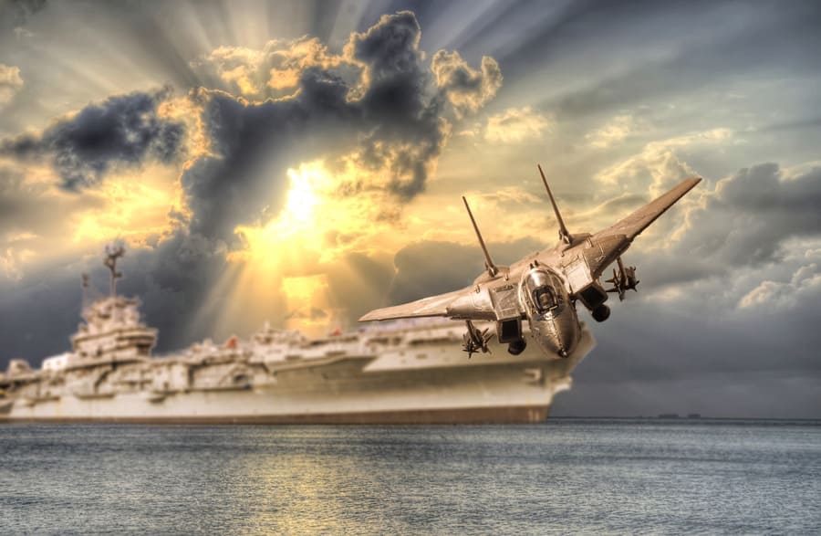 aircraft take off from carrier