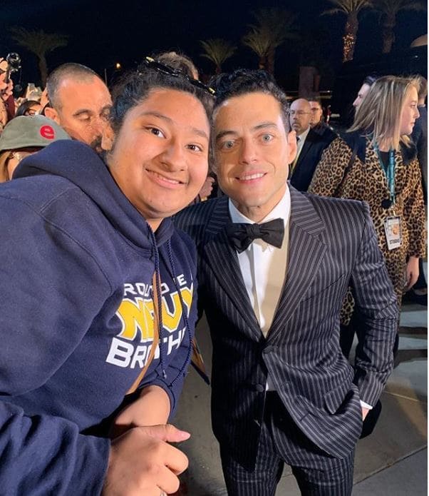 Marlen and Rami taking a picture