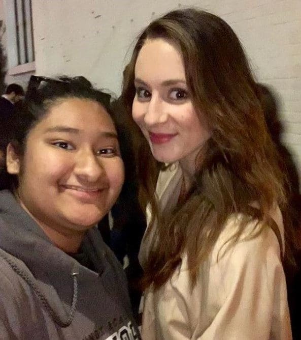 Troian and Marlen taking a selfie
