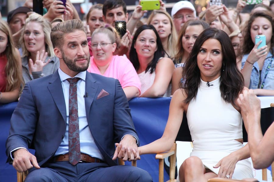 Shawn Booth and Kaitlyn Bristowe appeared on Good Morning America in 2015. 