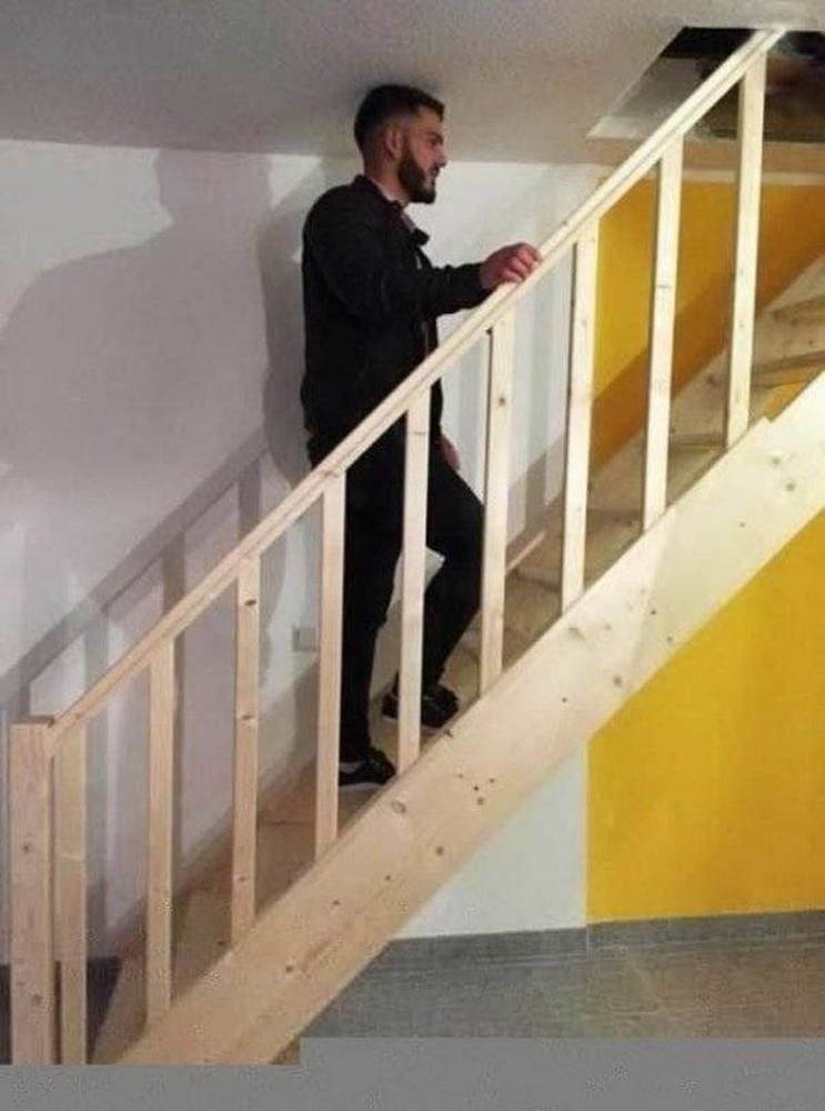 A staircase that is too short to climb