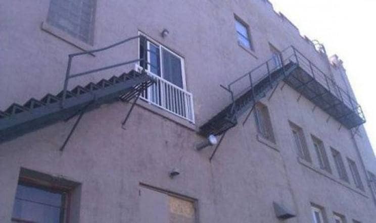 Stairway leading to nowhere