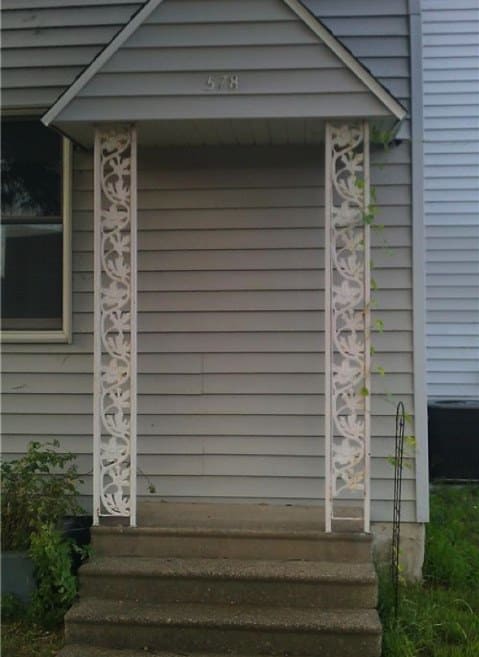 Entrance to a house with no door
