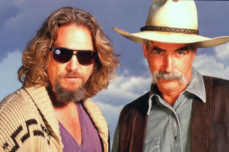 The Big Lebowski promo shot, Sam Elliott, Jeff Bridges