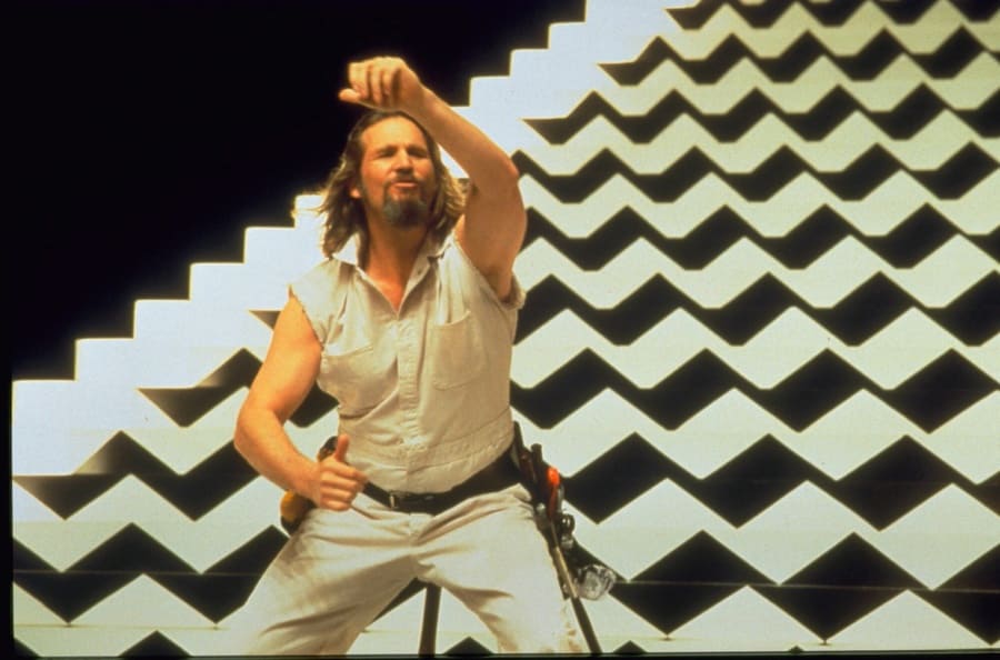 The Big Lebowski publicity still, Jeff Bridges as Jeffrey 