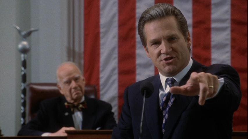 Jeff Bridges in The Contender.
