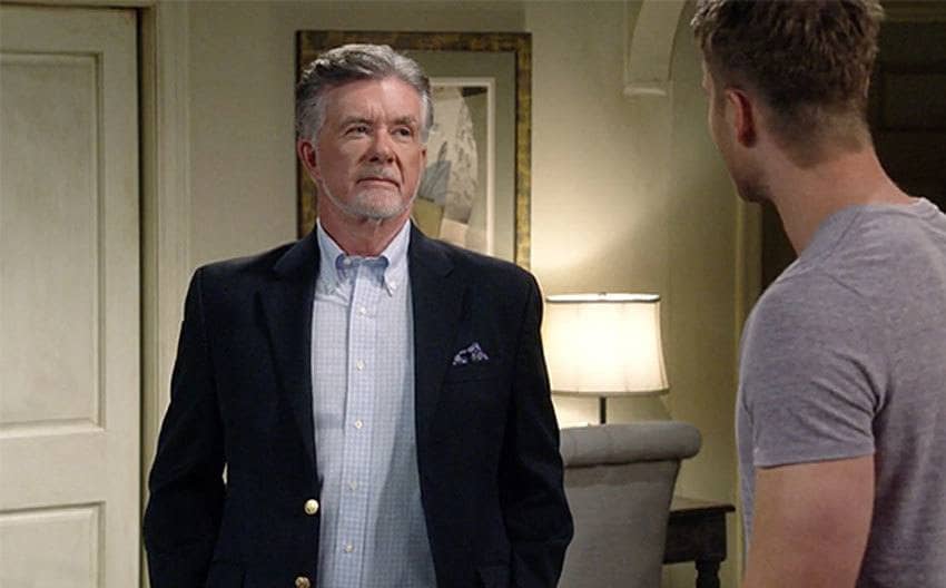 Alan Thicke talking to Kevin Pearson in The Manny scene from This Is Us.