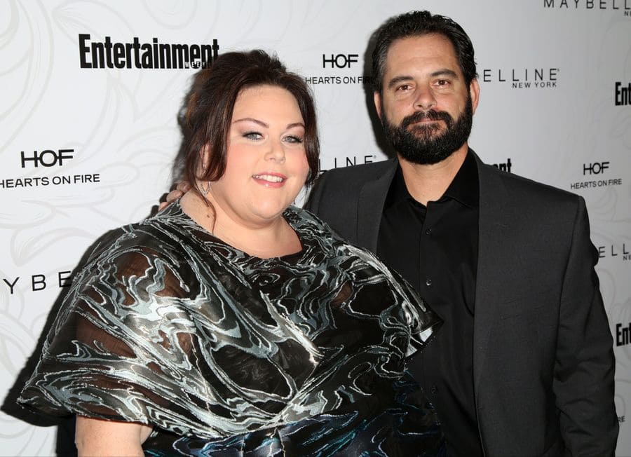 Chrissy Metz and Josh Stancil at EW’s screen actor’s guild award nominations celebration in 2017.
