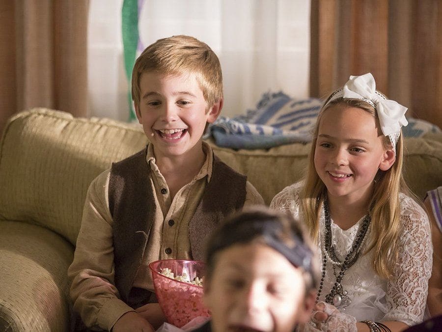 Sophia Coto and Parker Bates in a scene from This Is Us.