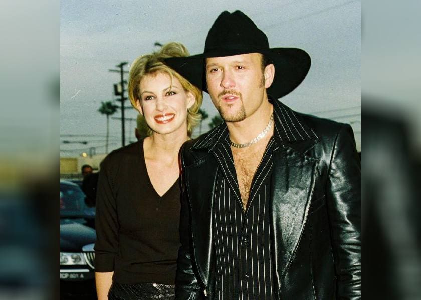 Tim McGraw and Faith Hill photographed in the ’90s.