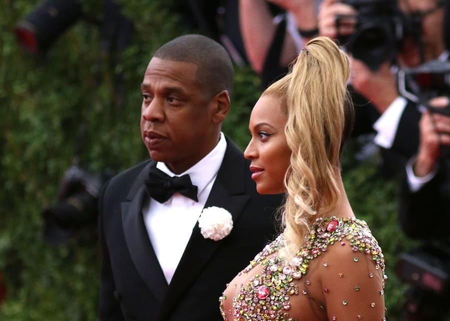Beyoncé Knowles, Faith Hill’s inspiration, with her husband Jay Z and at the Costume Institute benefit gala at the Metropolitan Museum of Art.