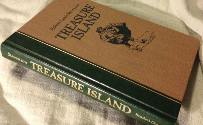 An old Treasure Island book
