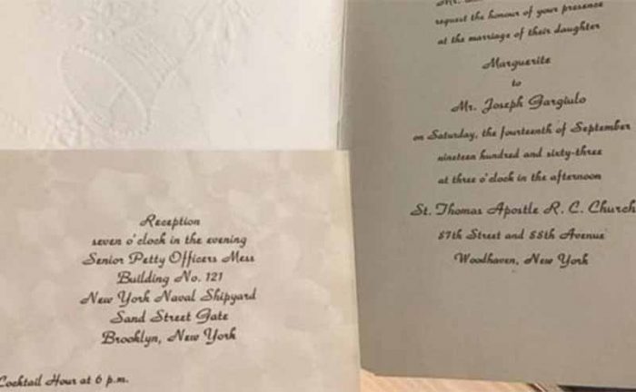 wedding invitation