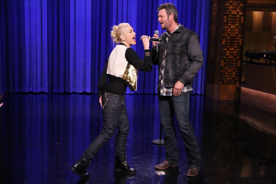 Gwen Stefani and Blake Shelton Lip Sync Battle with Jimmy Fallon
