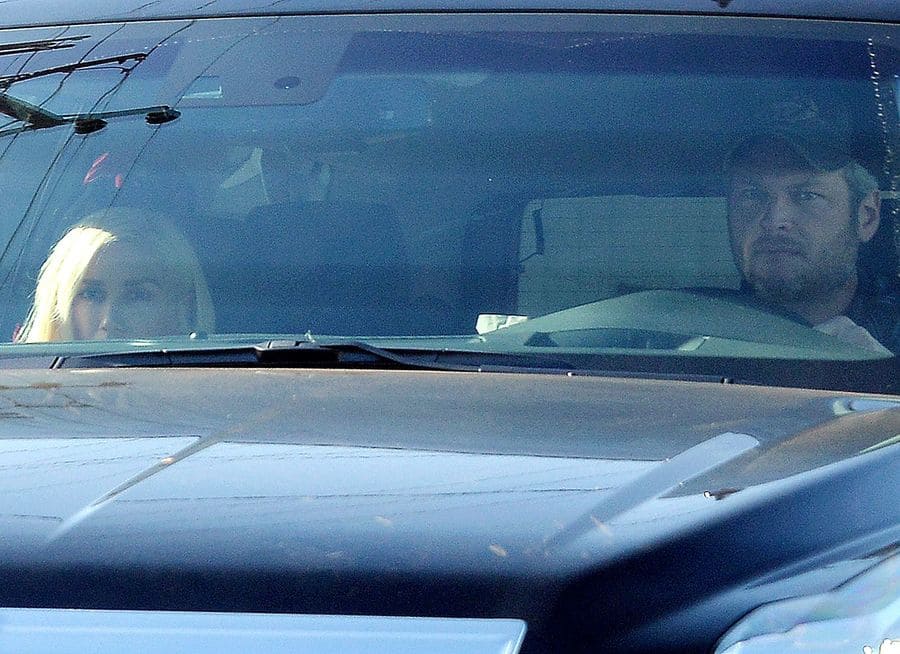 Gwen Stefani and Blake Shelton out and about, Los Angeles, America, Dec 2015