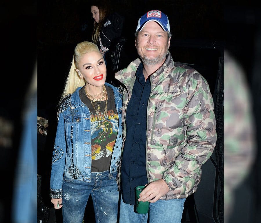 Gwen Stefani and Blake Shelton, 2018