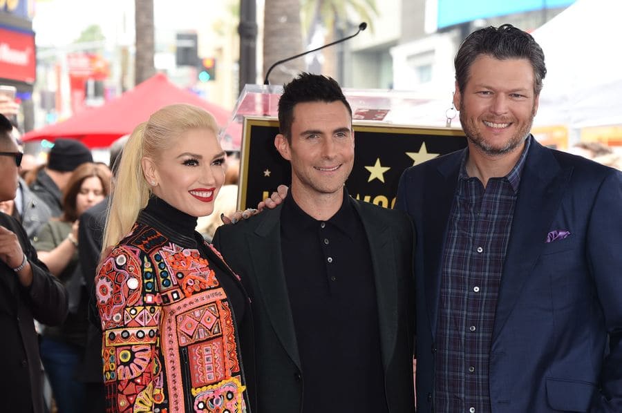 Gwen Stefani, Adam Levine, Blake Shelton