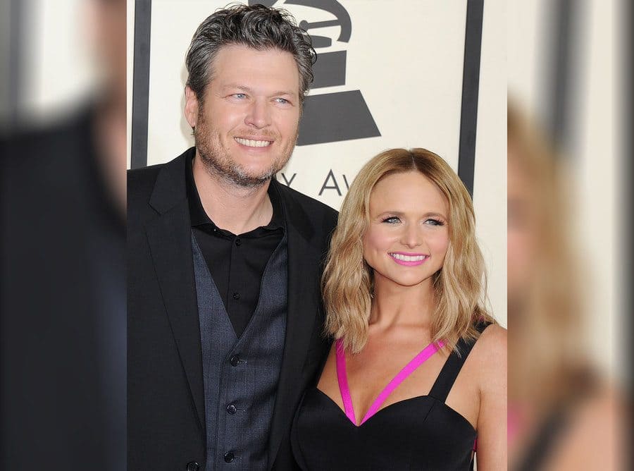 Miranda Lambert and Blake Shelton, 57th Annual Grammy Awards. 2015