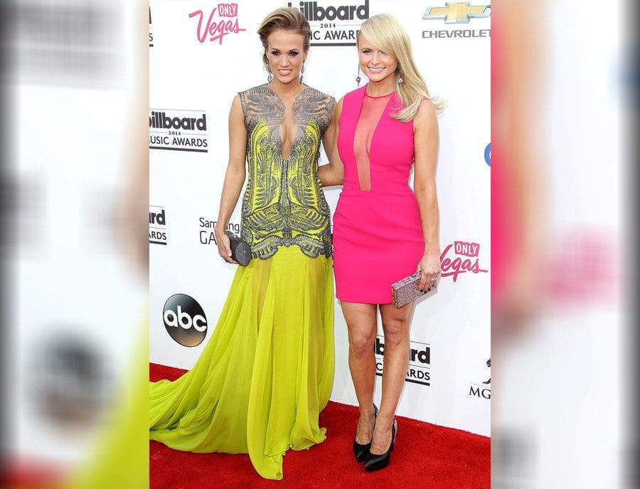 2014 Billboard Music Awards Arrivals, Las Vegas. Miranda Lambert, Carrie Underwood. 2014