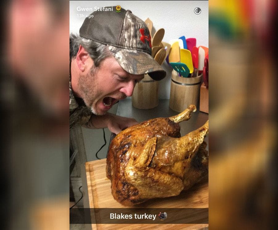 Blake Shelton and Gwen Stefani's Thanksgiving