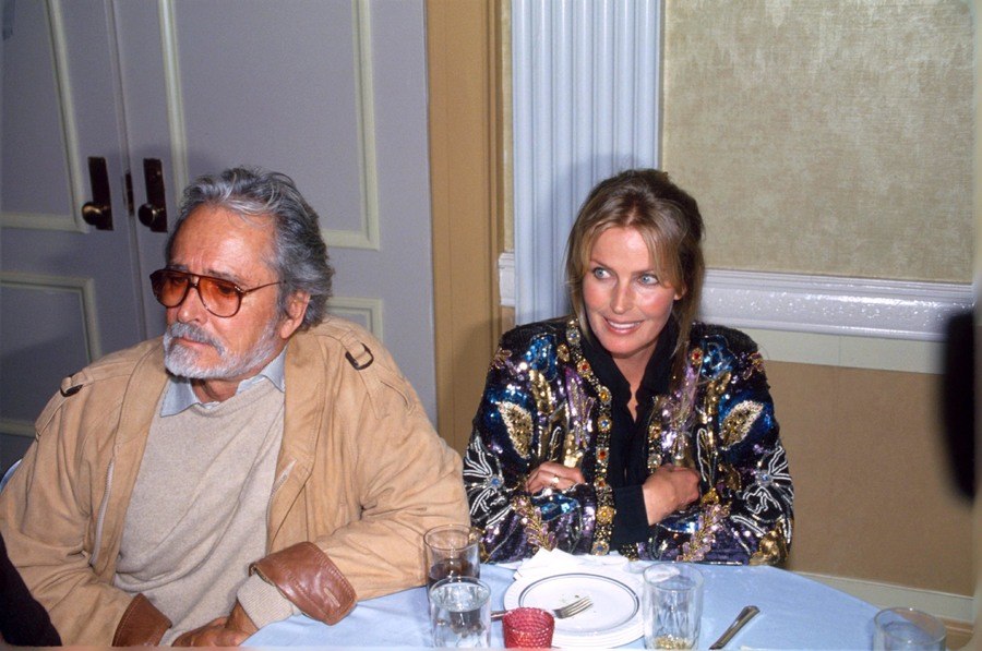 John and Bo Derek at the Ms. Tonight charity event in 1993. 