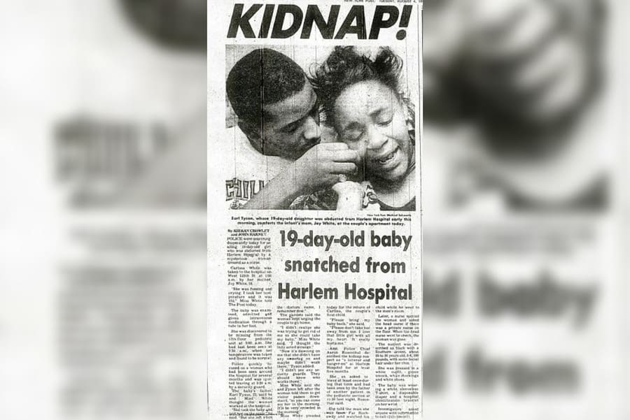 A New York Post story about the kidnapping