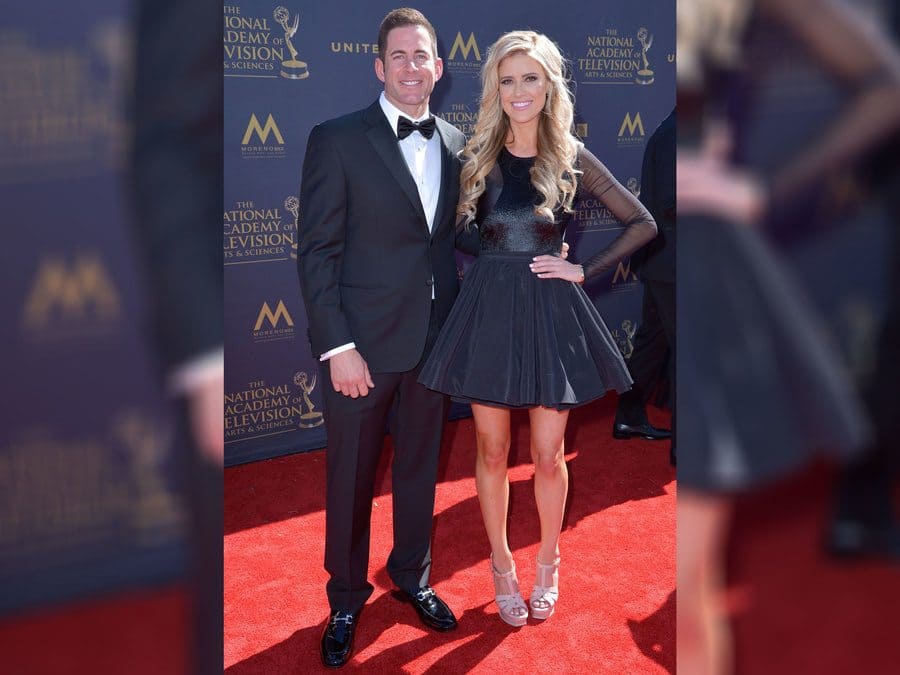 Terek El Moussa and Christina at the Daytime Emmy Awards in 2017.