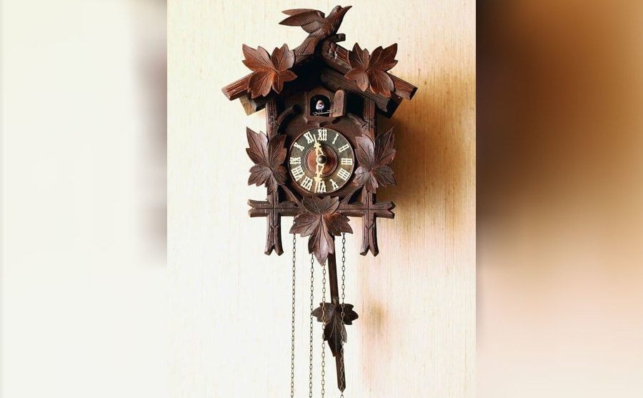 Brown cuckoo clock