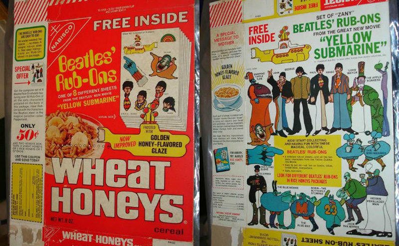 Old cereal box covers