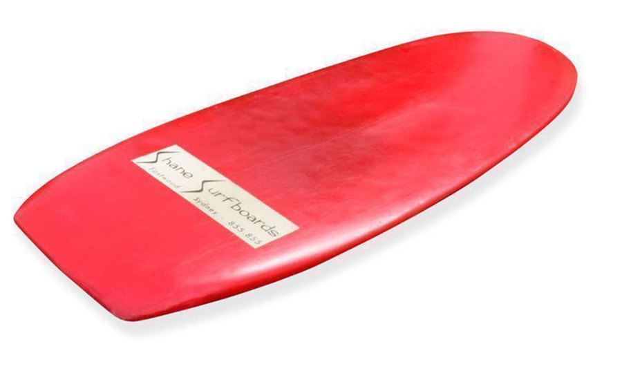 A red bellyboard