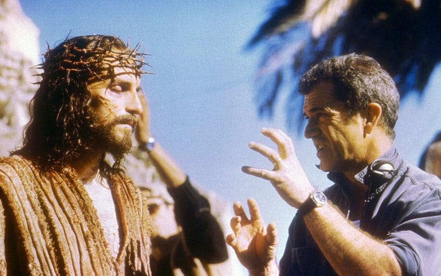 Jim Caviezel and Mel Gibson behind the scenes of ‘The Passion of Christ’