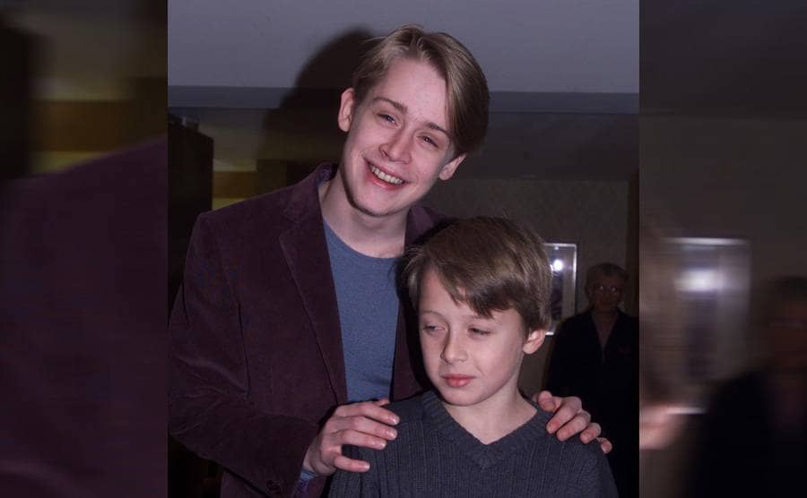 Macaulay Culkin and his brother Rory