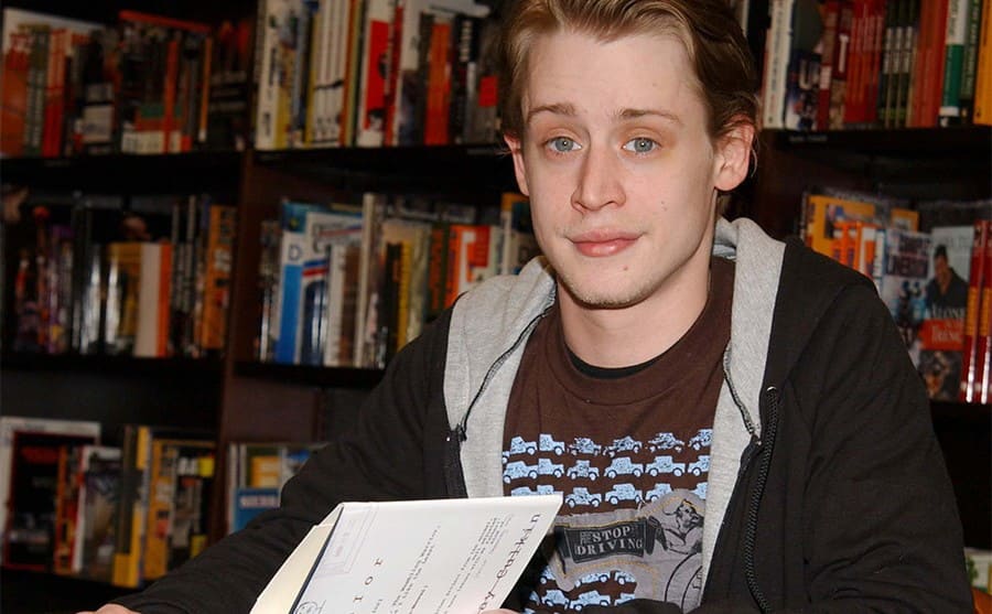 Macaulay Culkin at his book signing in 2006