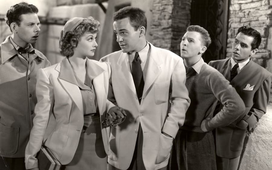 Hal Le Roy, Lucille Ball, Richard Carlson, Desi Arnaz, Eddie Bracken